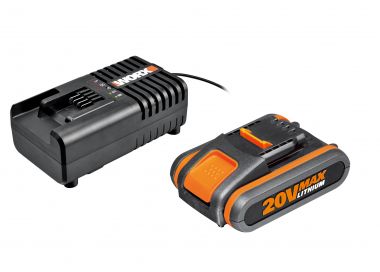 Комплект 1 аккумулятор 2 Ач и зарядное устройство на 2А WORX3601 ― WORX