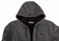 Куртка с подогревом WA4660 размер 3XL, серая, без АКБ и ЗУ WORX 30191699006