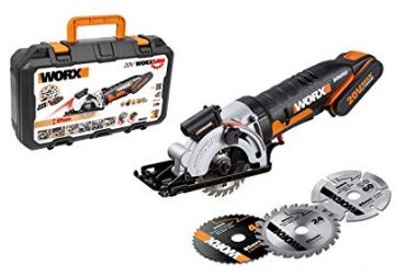 Дисковая пила аккумуляторная 20В, 2 Ач х1, кейс WORX SAW WX523 ― WORX