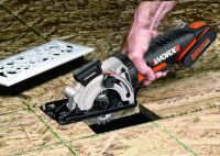 Дисковая пила аккумуляторная 20В, 2 Ач х1, кейс WORX SAW WX523