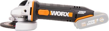 Угловая шлифмашина аккумуляторная 20В, 115 мм, без АКБ и ЗУ  WORX WX800.9 ― WORX