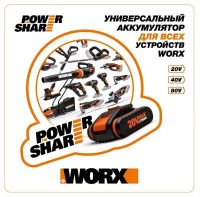 Дисковая пила аккумуляторная 20В, без АКБ и ЗУ WORX SAW WX523.9